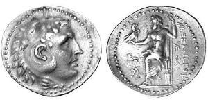  Тетрадрахма Македонское  царство (800BC-146BC) Серебро Александр Македонский (356BC-323BC)