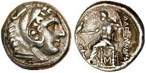  Тетрадрахма Македонское  царство (800BC-146BC) Серебро Александр Македонский (356BC-323BC)