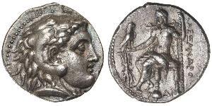 Тетрадрахма Македонское  царство (800BC-146BC) Серебро Александр Македонский (356BC-323BC)