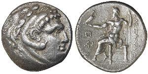 Тетрадрахма Македонское  царство (800BC-146BC) Серебро Александр Македонский (356BC-323BC)