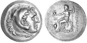  Тетрадрахма Македонское  царство (800BC-146BC) Серебро Александр Македонский (356BC-323BC)