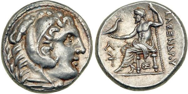  Тетрадрахма Македонское  царство (800BC-146BC) Серебро Александр Македонский (356BC-323BC)