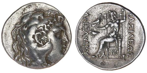  Тетрадрахма Македонское  царство (800BC-146BC) Серебро Александр Македонский (356BC-323BC)