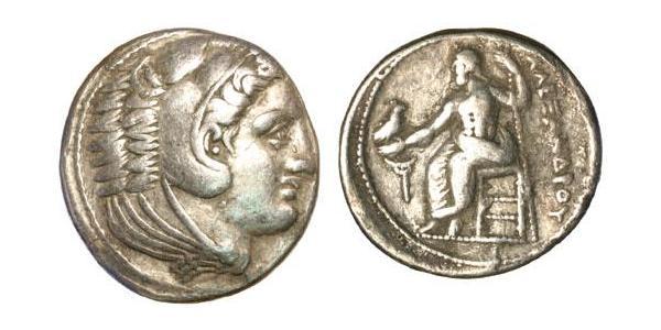  Тетрадрахма Македонское  царство (800BC-146BC) Серебро Александр Македонский (356BC-323BC)