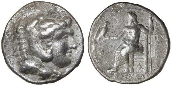  Тетрадрахма Македонское  царство (800BC-146BC) Серебро Александр Македонский (356BC-323BC)