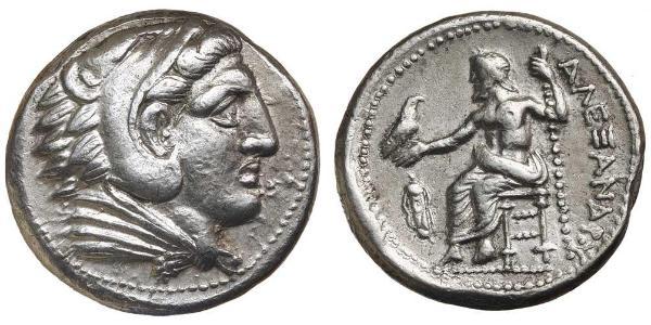  Тетрадрахма Македонское  царство (800BC-146BC) Серебро Александр Македонский (356BC-323BC)