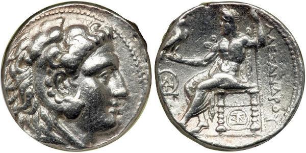  Тетрадрахма Македонское  царство (800BC-146BC) Серебро Александр Македонский (356BC-323BC)
