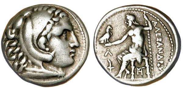  Тетрадрахма Македонское  царство (800BC-146BC) Серебро Александр Македонский (356BC-323BC)