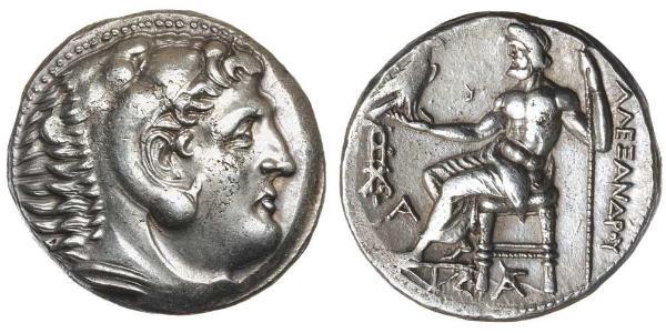  Тетрадрахма Македонское  царство (800BC-146BC) Серебро Александр Македонский (356BC-323BC)