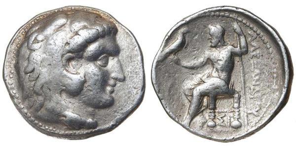  Тетрадрахма Македонское  царство (800BC-146BC) Серебро Александр Македонский (356BC-323BC)