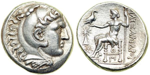  Тетрадрахма Македонское  царство (800BC-146BC) Серебро Александр Македонский (356BC-323BC)