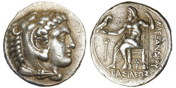  Тетрадрахма Македонское  царство (800BC-146BC) Серебро Александр Македонский (356BC-323BC)
