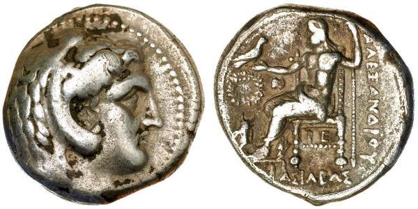  Тетрадрахма Македонское  царство (800BC-146BC) Серебро Александр Македонский (356BC-323BC)