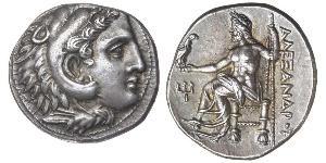  Тетрадрахма Македонське царство (800BC-146BC) Срібло Александр Македонський (356BC-323BC)