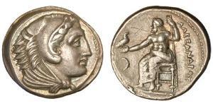  Тетрадрахма Македонське царство (800BC-146BC) Срібло Александр Македонський (356BC-323BC)