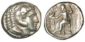  Тетрадрахма Македонське царство (800BC-146BC) Срібло Александр Македонський (356BC-323BC)