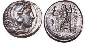  Тетрадрахма Македонське царство (800BC-146BC) Срібло Александр Македонський (356BC-323BC)