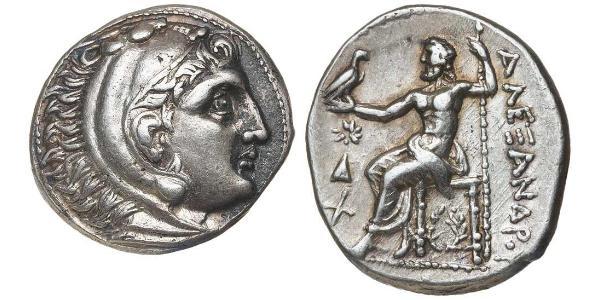  Тетрадрахма Македонське царство (800BC-146BC) Срібло Александр Македонський (356BC-323BC)
