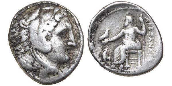  Тетрадрахма Македонське царство (800BC-146BC) Срібло Александр Македонський (356BC-323BC)