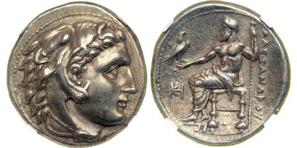 Тетрадрахма Македонське царство (800BC-146BC) Срібло Александр Македонський (356BC-323BC)