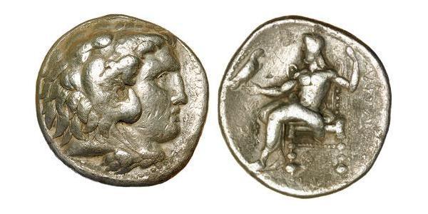  Тетрадрахма Македонське царство (800BC-146BC) Срібло Александр Македонський (356BC-323BC)