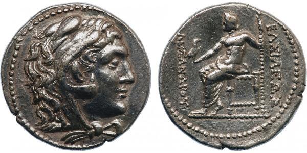  Тетрадрахма Македонське царство (800BC-146BC) Срібло Александр Македонський (356BC-323BC)