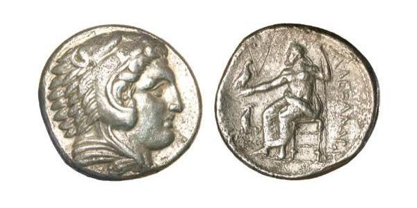  Тетрадрахма Македонське царство (800BC-146BC) Срібло Александр Македонський (356BC-323BC)