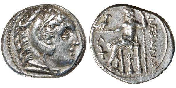  Тетрадрахма Македонське царство (800BC-146BC) Срібло Александр Македонський (356BC-323BC)