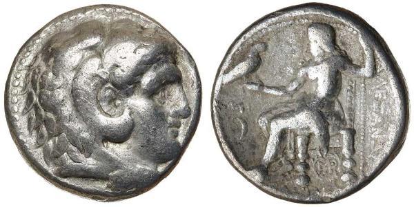  Тетрадрахма Македонське царство (800BC-146BC) Срібло Александр Македонський (356BC-323BC)