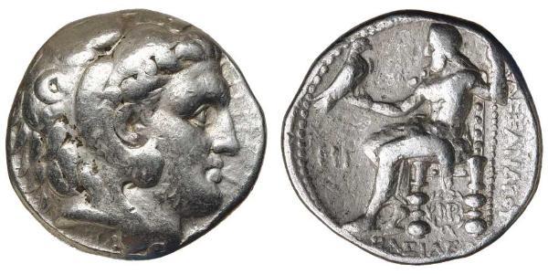  Тетрадрахма Македонське царство (800BC-146BC) Срібло Александр Македонський (356BC-323BC)