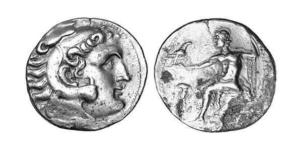  Тетрадрахма Македонське царство (800BC-146BC) Срібло Александр Македонський (356BC-323BC)