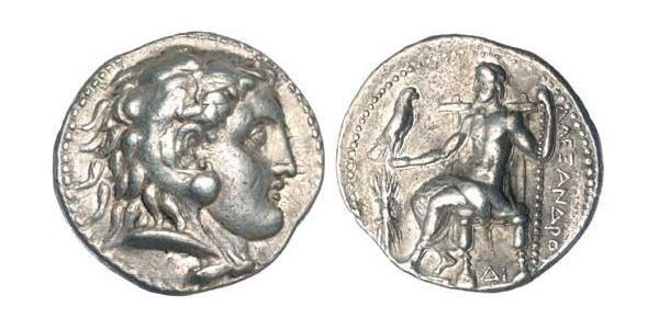  Тетрадрахма Македонське царство (800BC-146BC) Срібло Александр Македонський (356BC-323BC)