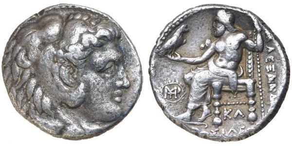  Тетрадрахма Македонське царство (800BC-146BC) Срібло Александр Македонський (356BC-323BC)