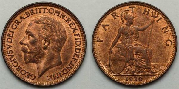  Фартінг Сполучене королівство Великобританії та Ірландії (1801-1922) Бронза Георг V (1865-1936)