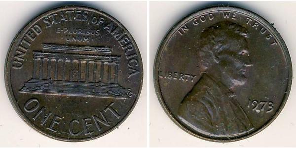  Цент США (1776 - ) Цинк/Олово/Мідь 