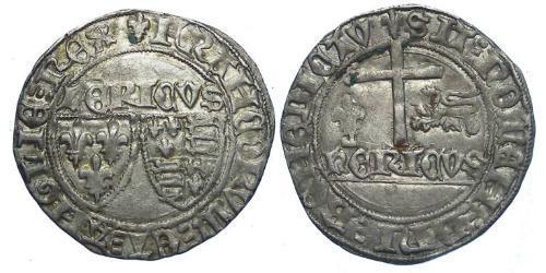  Kingdom of France (843-1791) Argent Henri VI (1421-1471)