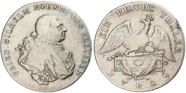  Royaume de Prusse (1701-1918) Argent Frédéric-Guillaume II de Prusse