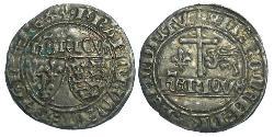  Francia medioevale (843-1791) Argento Enrico VI (1421-1471)