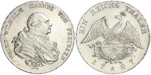  Regno di Prussia (1701-1918) Argento Federico Guglielmo II di Prussia