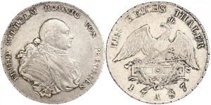  Regno di Prussia (1701-1918) Argento Federico Guglielmo II di Prussia