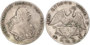  Regno di Prussia (1701-1918) Argento Federico Guglielmo II di Prussia