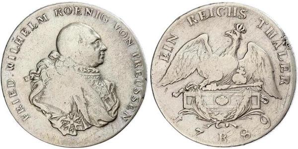  Regno di Prussia (1701-1918) Argento Federico Guglielmo II di Prussia