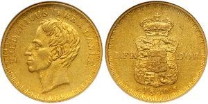  Dänemark Gold Friedrich VI., König von Dänemark (1768 -1839)