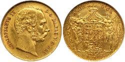  Dinamarca Oro Christian IX de Dinamarca (1818-1906)