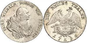  Kingdom of Prussia (1701-1918) Silver Frederick William II of Prussia