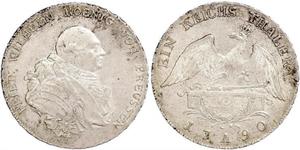  Kingdom of Prussia (1701-1918) Silver Frederick William II of Prussia