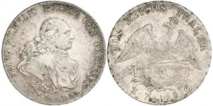  Kingdom of Prussia (1701-1918) Silver Frederick William II of Prussia