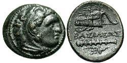  Македонське царство (800BC-146BC) Бронза Александр Македонський (356BC-323BC)