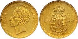  Данія Золото Фредерик VI, король Данії (1768 -1839)