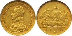  Пруссия (королевство) (1701-1918) Золото Фридрих Вильгельм III, король Пруссии (1770 -1840)